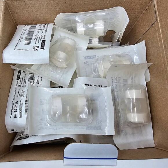 SMITHS MEDICAL THERMOVENT T 570016 PORTEX HEAT MOISTURE EXCHANGER HME CASE OF 50 - Picture 3 of 3